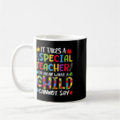 Mug Enseignant Spécial Pour Entendre La Sensibilisatio (Gauche)