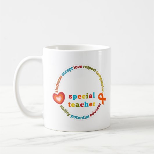 Mug Enseignant spécialisé (Gauche)