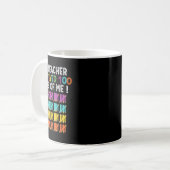 Mug Enseignant Survécu 100 Jours De Moi Enseignant Fun (Devant gauche)