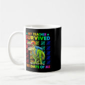 Mug Enseignant Survived 100 Jours de moi 100e jour éco (Gauche)