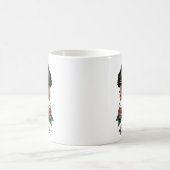 Mug Enseignant Vie Black Femme Afro Fille (Centre)