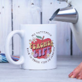 Mug Enseignant Vie Réveil Enseigner École Nom personna