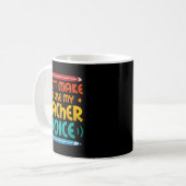 Mug Enseignant Voix Enseignantlife École Primaire Ense (Devant gauche)