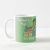 Mug Enseignante Afro Caribbean avec classe (Gauche)