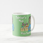 Mug Enseignante asiatique avec classe (Devant droit)