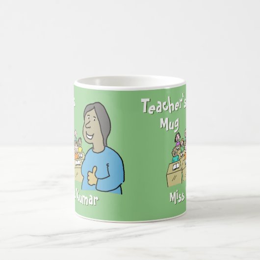 Mug Enseignante asiatique avec classe (Centre)