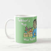 Mug Enseignante asiatique avec classe (Gauche)
