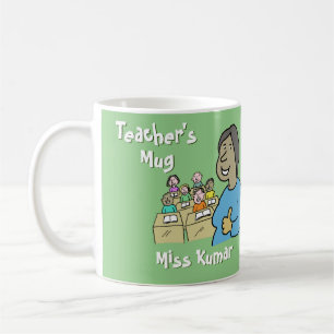 Mug Enseignante asiatique avec classe