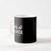 Mug Enseignante Dinosaure Femme Enseignante Rex Funny  (Devant gauche)