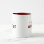 Mug Enseignante Noël Coquette Festive (Centre)