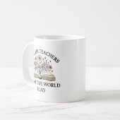 Mug Enseignants anglais Faire du monde Lire anglais En (Devant gauche)