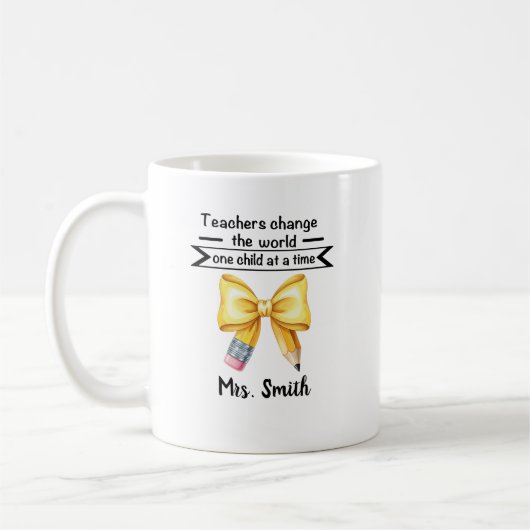 Mug Enseignants Changent le Monde (Gauche)