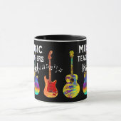 Mug Enseignants de musique Rock Merci (Centre)