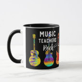 Mug Enseignants de musique Rock Merci (Gauche)