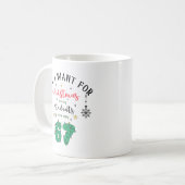 Mug Enseignants drôles Noël Arrêtez de dire "6 7" (Devant gauche)