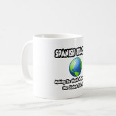 Mug Enseignants espagnols...Un monde meilleur (Devant gauche)