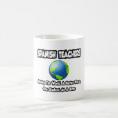 Mug Enseignants espagnols...Un monde meilleur (Centre)