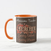 Mug Enseignants Guidisme Esprit, Igniing Passions Pers (Gauche)