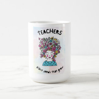 Mug Enseignants Plante Graines Enseignant Merci Cadeau