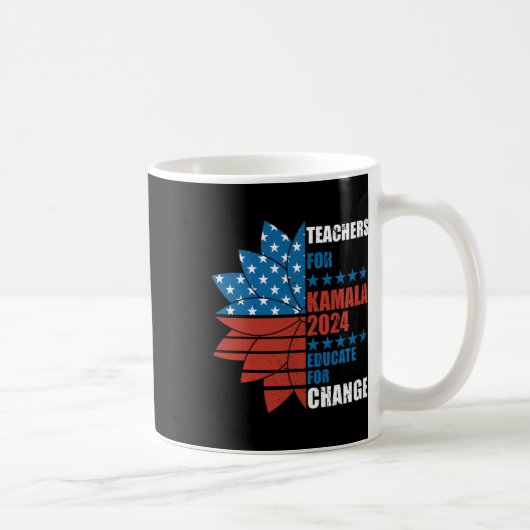 Mug Enseignants Pour Kamala 2024 Éduquer Pour Le Chang (Droite)