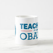 Mug Enseignants pour Obama (Centre)
