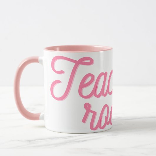 Mug Enseignants Rock ! (Gauche)