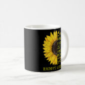 Mug Enseignants Sunflower Assistant Gentils Les gens s (Devant droit)