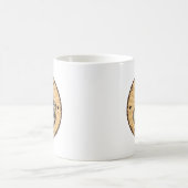 Mug enseigne de café vintage cool (Centre)