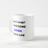 Mug enseigne, génial (Devant gauche)