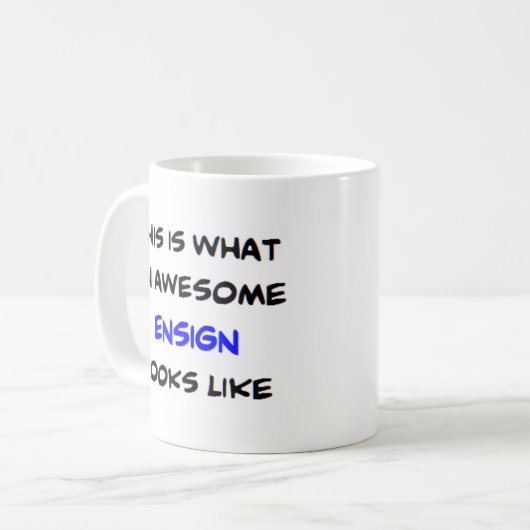 Mug enseigne, génial (Devant gauche)