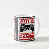 Mug Enseigne inconditionnelle d'avis de Gamer (Devant droit)