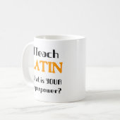Mug enseigne latin (Devant gauche)