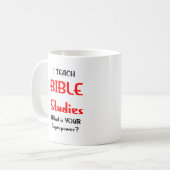 Mug enseignement de la bible (Devant gauche)