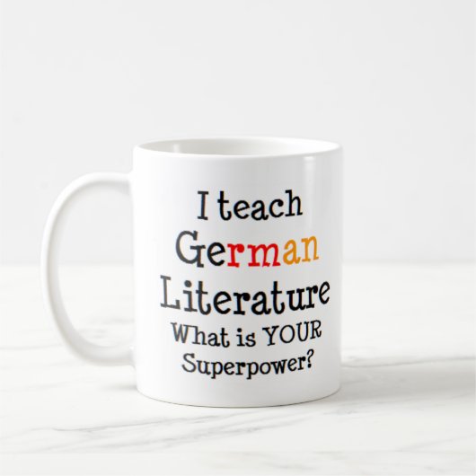 Mug enseignement de la littérature allemande (Gauche)