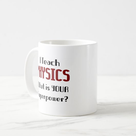 Mug enseignement de la physique (Devant gauche)