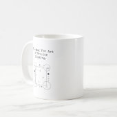 Mug Enseignement de l'art de la pensée précise | Logiq (Devant gauche)
