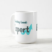 Mug Enseignement de niveau expert personnalisable (Devant gauche)
