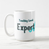 Mug Enseignement de niveau expert personnalisable (Gauche)