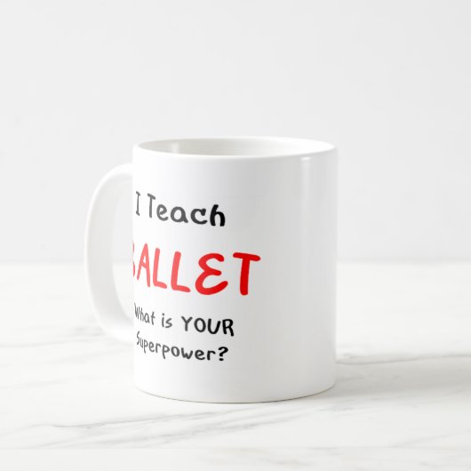 Mug enseignement du ballet (Devant gauche)