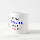 Mug enseignement et amour de la chimie (Devant gauche)