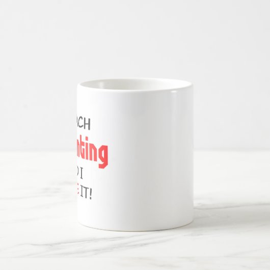 Mug enseignement et amour de la comptabilité (Centre)