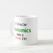 Mug enseignement et amour de l'économie (Devant gauche)