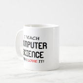 Mug enseignement et amour de l'informatique (Devant gauche)
