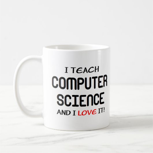 Mug enseignement et amour de l'informatique (Gauche)