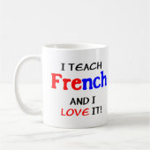 Mug enseignement et amour français (Gauche)