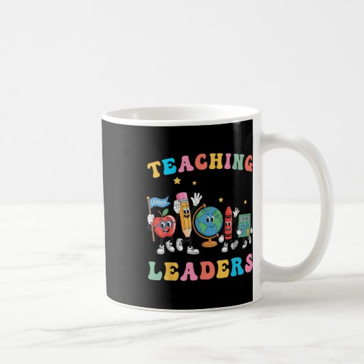 Mug Enseignement Rétro Dirigeants Futurs Professeur Gr (Droite)