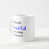 Mug enseignement spécial (Devant gauche)