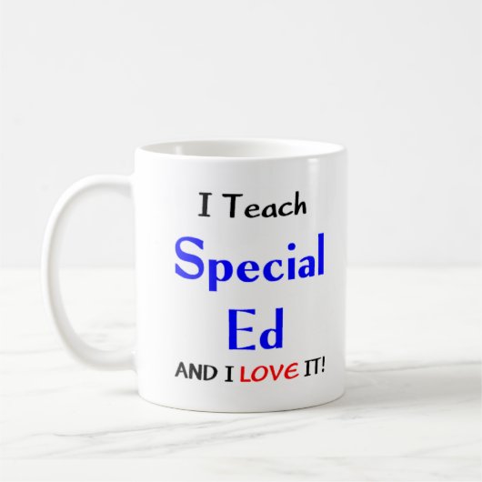 Mug enseignement spécial & amour (Gauche)
