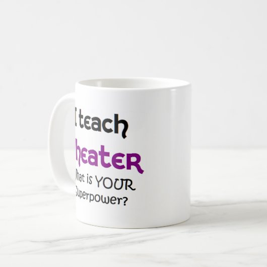 Mug enseignement théâtral (Devant gauche)