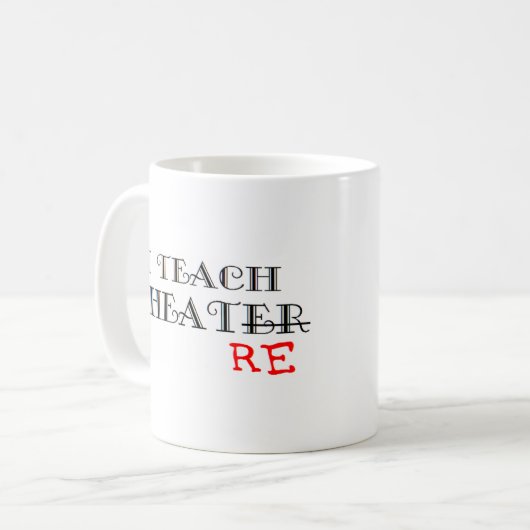 Mug enseignement théâtral (Devant gauche)
